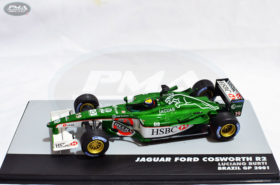 LUCIANO BURTI 2001 JAGUAR R2 1:43